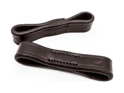 Pútka k zubadlu Keepers Fager, kožené, pár, hnedé