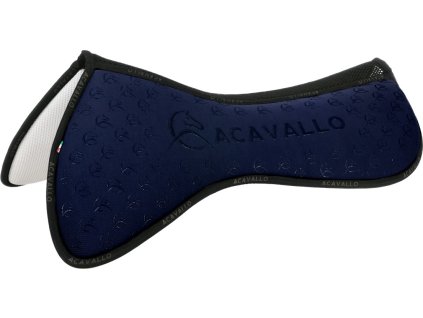 Dečka tlmiaca Spine Free CC Memory Foam & Bamboo Acavallo, skoková, deep blue/black