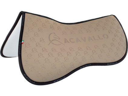 Dečka tlmiaca Memory Foam & Bamboo Acavallo, drezúrna, sand/black