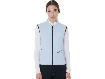 Vesta jazdecká Slim Fit Equestro, dámska, skyway