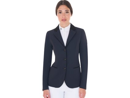 Sako na preteky Elegance Equestro, dámske, navy blazer