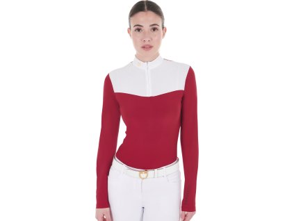 Tričko súťažné Mesh Equestro, dámske, scooter