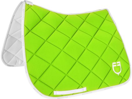 Dečka podsedlová GP Logo Equestro, drezúrna, lime green/white