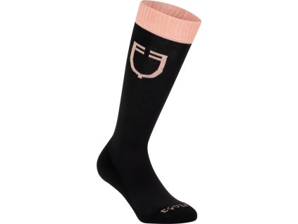 Podkolienky Deocell Equestro, black/pink