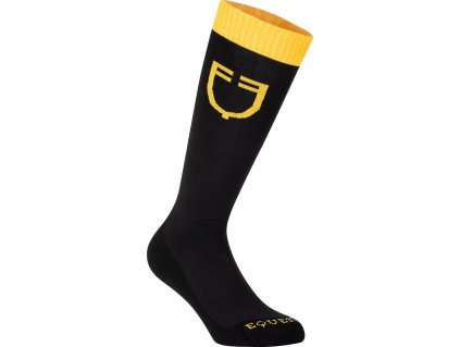 Podkolienky Deocell Equestro, black/yellow