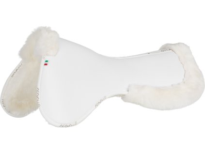 Dečka tlmiaca Close Contact & Memory Foam Acavallo, s barančekom, skoková, biela