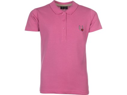 Tričko polo Claire HKM, detské, pink