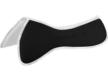 Dečka tlmiaca Spine Free CC Memory Foam & Bamboo Acavallo, skoková, black/white