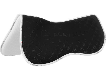 Dečka tlmiaca Memory Foam & Bamboo Acavallo, drezúrna, black/white