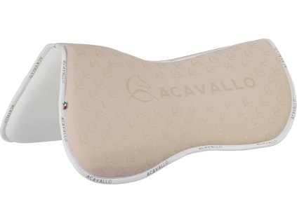 Dečka tlmiaca Memory Foam & Bamboo Acavallo, drezúrna, sand/white
