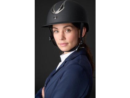 Prilba jazdecká Titan Equipage, čierna
