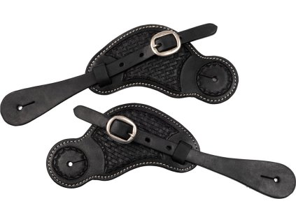 Remienky k westernovým šporniam Wide Pool's, čierne