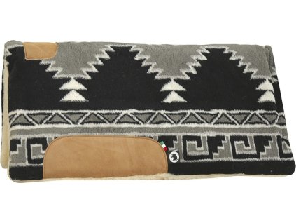 Dečka podsedlová Navajo Burioni, s odnímateľnou vlnou, westernová, light grey/anthracite