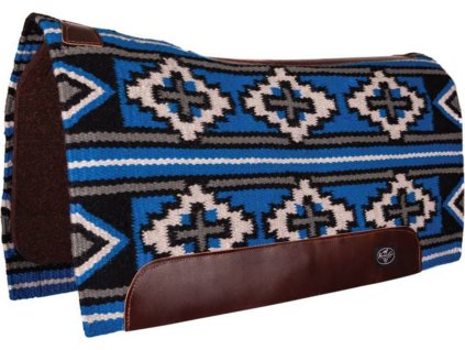Deka podsedlová Navajo Top Steam-Pressed, westernová, royal/black