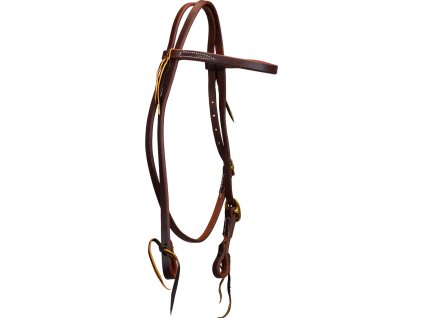Uzdečka westernová Single Buckle Platinum Pro, COB/FULL, dark oil