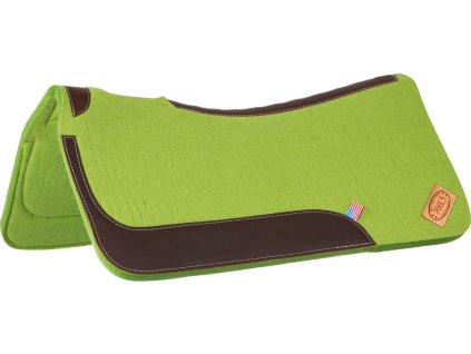 Deka podsedlová Felt Pool's, westernová, lime