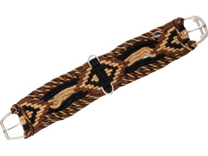 Podbrušník westernový Diamond Design Mohair Pool's, brown/beige