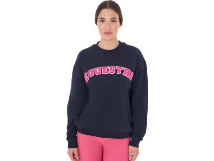 Mikina Sponge Stich Letter Equestro, dámska, navy blazer/honeysuckle