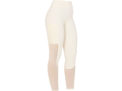Legíny jazdecké Hybrid Equestro, s gripom, dámske, antique white