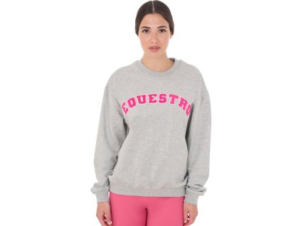 Mikina Sponge Stich Letter Equestro, dámska, light grey melange/honeysuckle