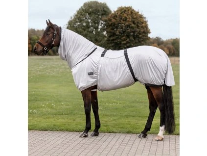 Deka proti hmyzu Eczema Basic Waldhausen, silver grey (Dĺžka chrbta 115 cm	)