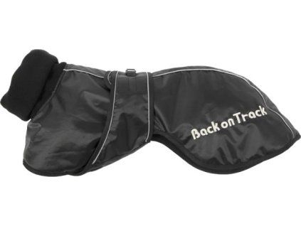 Deka pre psov Whippet Back on Track, čierna (Veľkosť XS)
