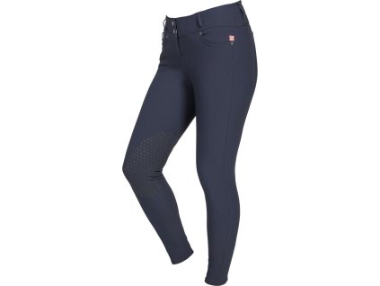 Rajtky jazdecké Julia Back on Track, s gripom na kolenách, dámske, navy blue
