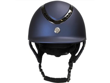Prilba jazdecká EQ3 Pardus Back on Track, matná, navy blue