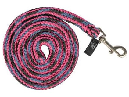 Vodítko Nele HKM, 1,4 m, pink/grey/green
