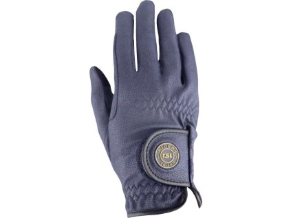 Rukavice jazdecké Georgia RSL, unisex, navy