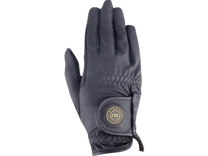 Rukavice jazdecké Georgia RSL, unisex, čierne