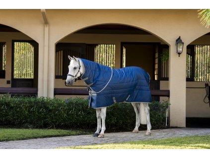 Deka stajňová Amigo Ripstop Insulator Plus Pony, s krkom, 200 g, navy/titanium grey