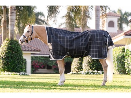Deka výbehová Pony Wug Rhino, s vyšším krkom, 100 g, black/grey/white check & grey
