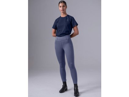 Legíny jazdecké Katja PS of Sweden, s gripom na kolenách, dámske, purple grape