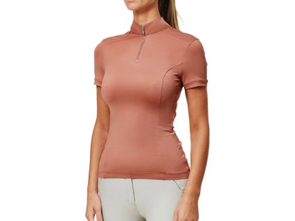 Tričko UV Protection Coral Equestrian Stockholm, dámske, pink