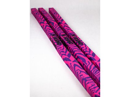 Kavalety mäkké HORSIMO, 3 ks, 3,3 m, 10x10 cm, pink/purple
