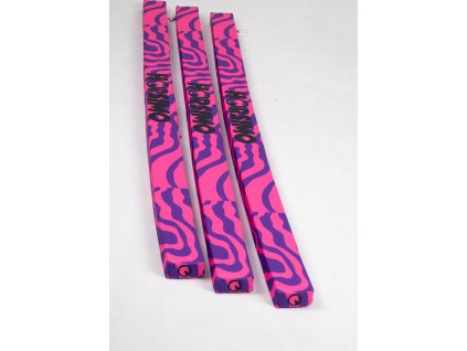 Kavalety mäkké HORSIMO, 3 ks, 2,2 m, 10x5 cm, pink/purple