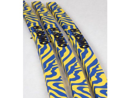 Kavalety mäkké HORSIMO, 3 ks, 2,2 m, 10x5 cm, yellow/blue