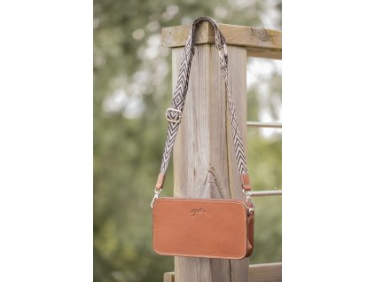 Kabelka Lizzie Penelope, cognac