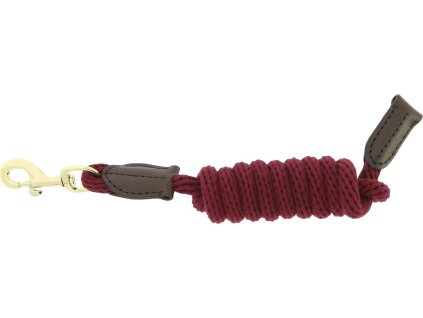 Vodítko Cuir Norton, 2 m, burgundy