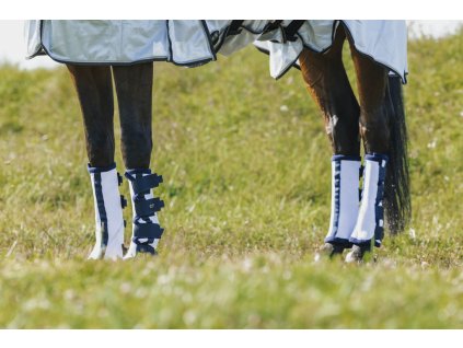 Chrániče proti hmyzu RIDING WORLD, 4 ks, biele