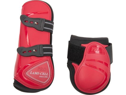 Set predných a zadných kamaší Elite Lami-Cell, 4 ks, red