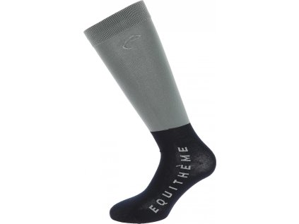 Podkolienky Compet Equithème, 2 páry, grey/navy