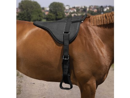 Pad jazdecký Silicone Norton, FULL, čierna
