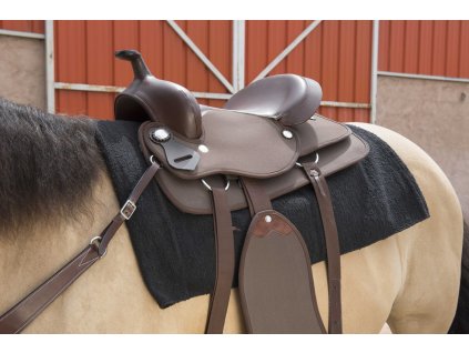 Dečka podsedlová Navajo Westride, westernová, čierna