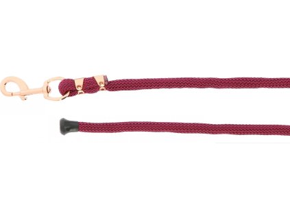 Vodítko Vague Norton, 2,2 m, burgundy/rose gold