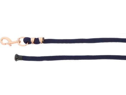 Vodítko Vague Norton, 2,2 m, navy/rose gold