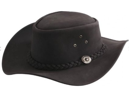 Klobúk westernový Oiled Randol's, čierny