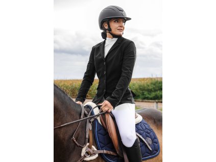 Sako na preteky Nancy Equithème, dámske, čierne