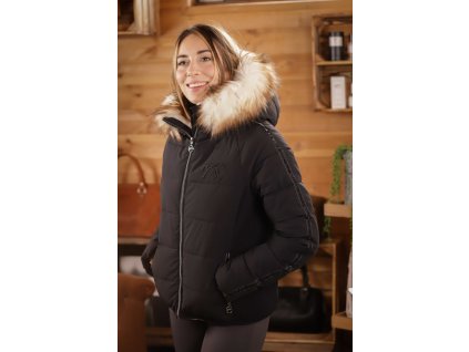 Bunda Louxy Penelope, dámska, čierna